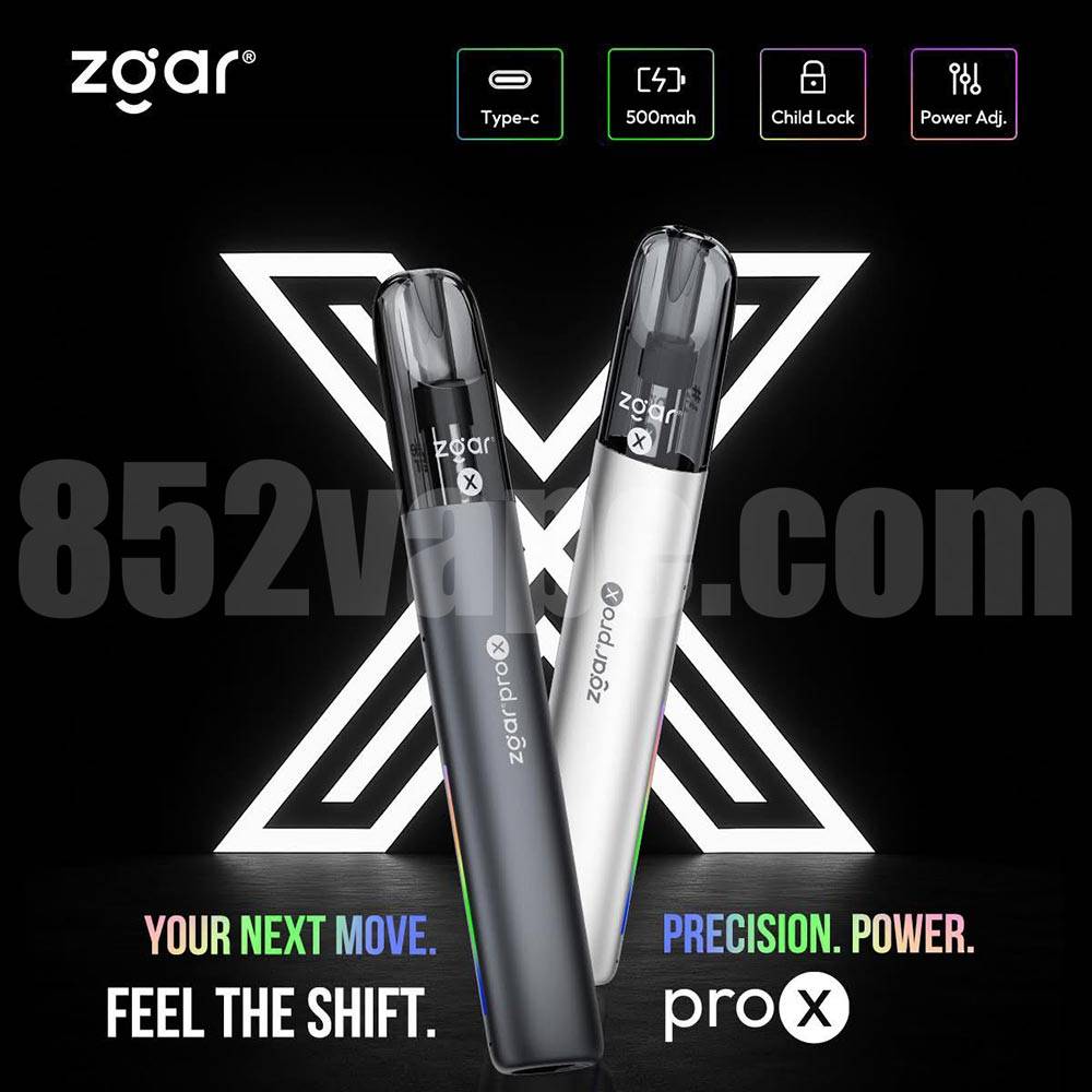 (最新款4色)ZGAR PRO-X 電子煙煙機(Relx 4,5,6代通用-須使用中低檔位)(7w/9w/11w功率可調)(500mAh)
